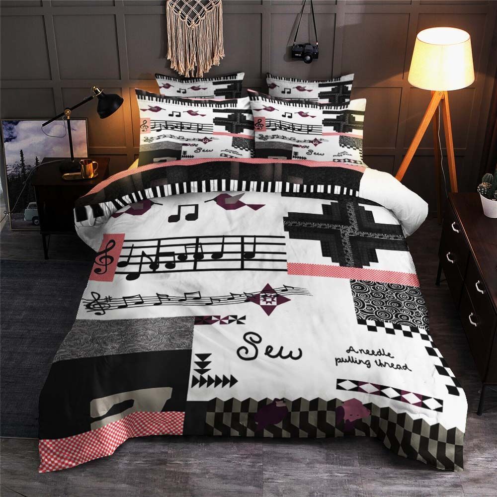 Music And Sewing Bedding Set