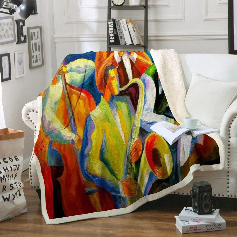 Music Band Sherpa Fleece