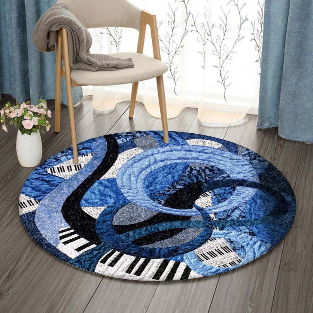 Music Round Carpet