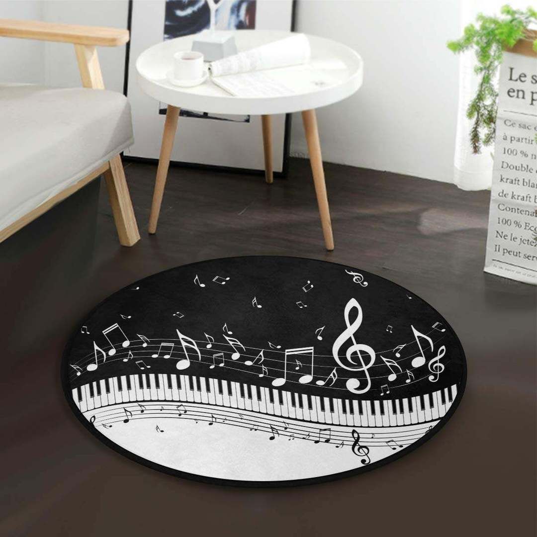 Music Round Carpet