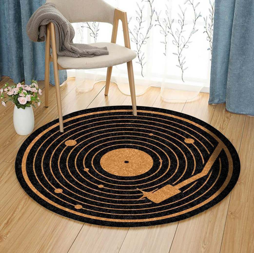 Music Disc Round Carpet