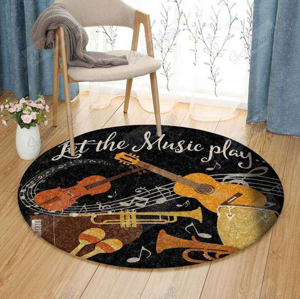 Music Round Carpet