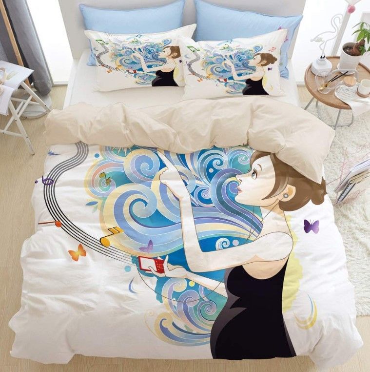Music For Pregnant Mom Bedding Set