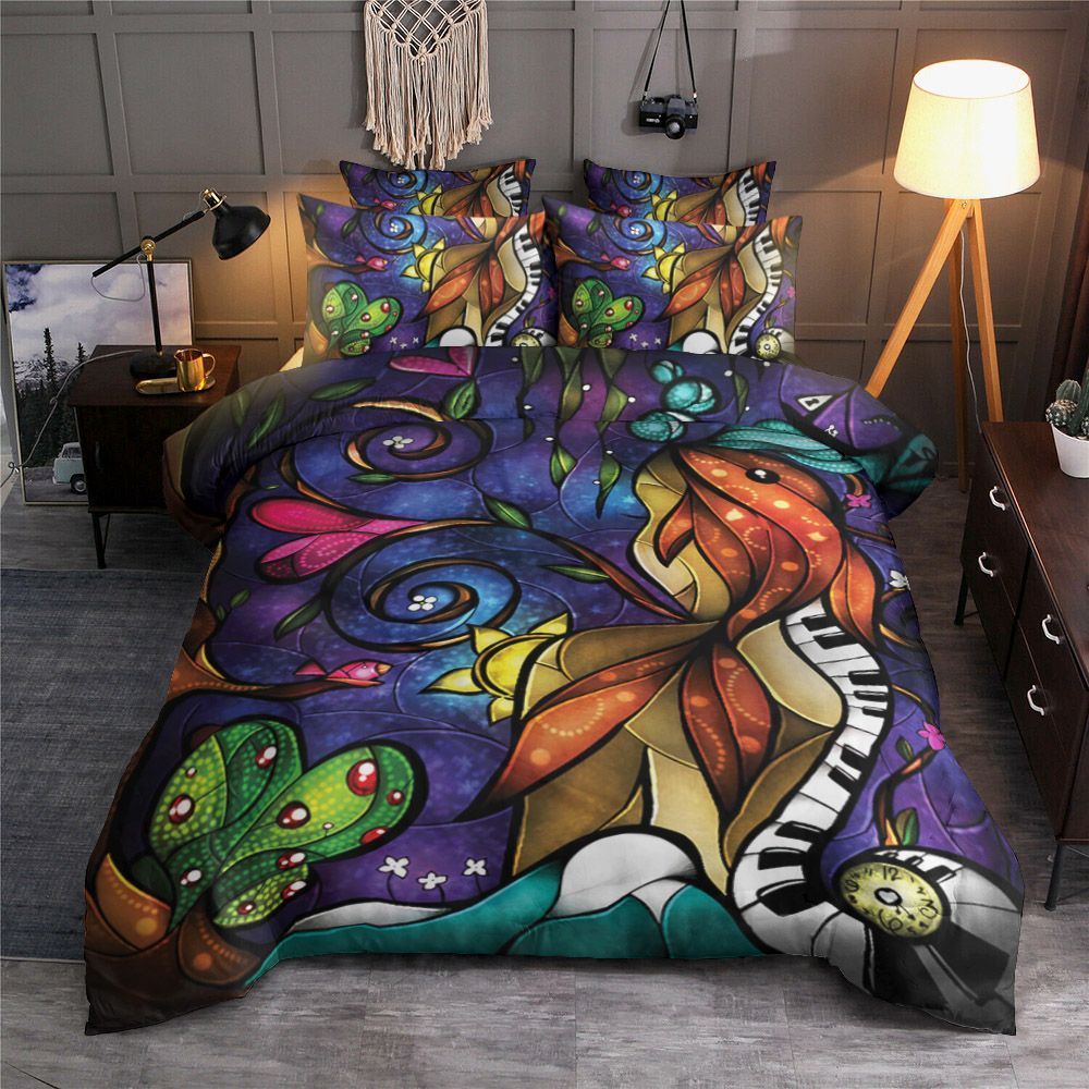 Music Fractal Bedding Set