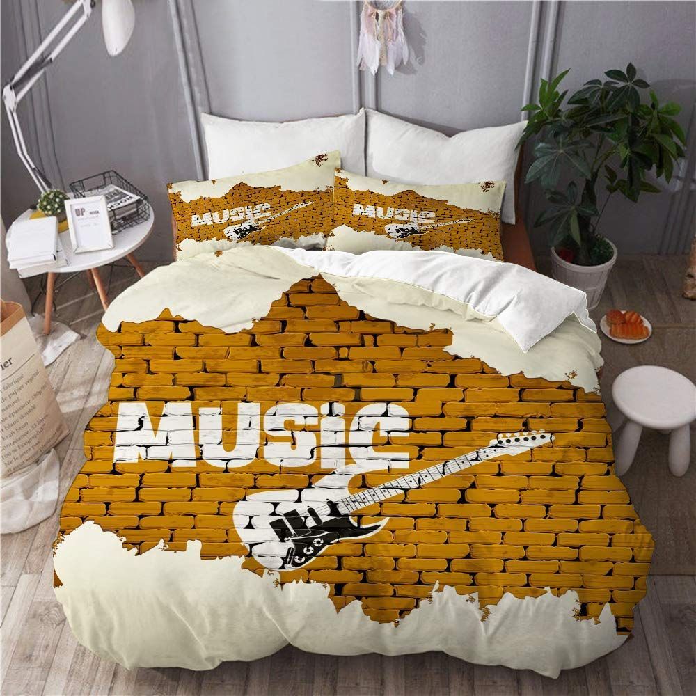 Music Guitar Bedding Set
