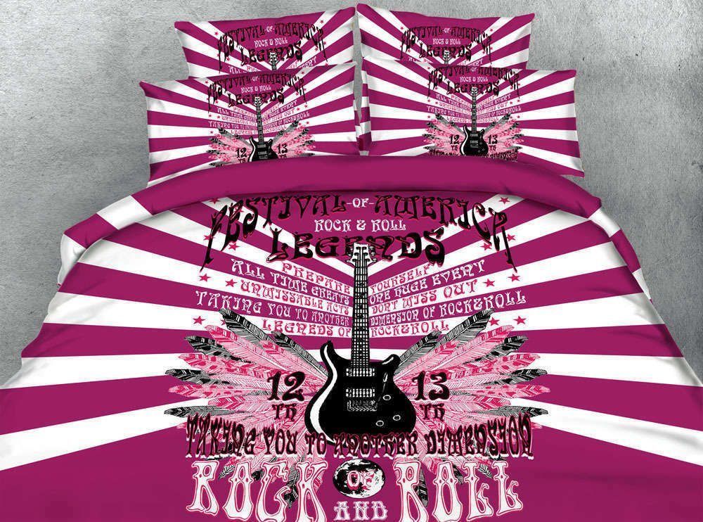 Music Guitar Bedding Set