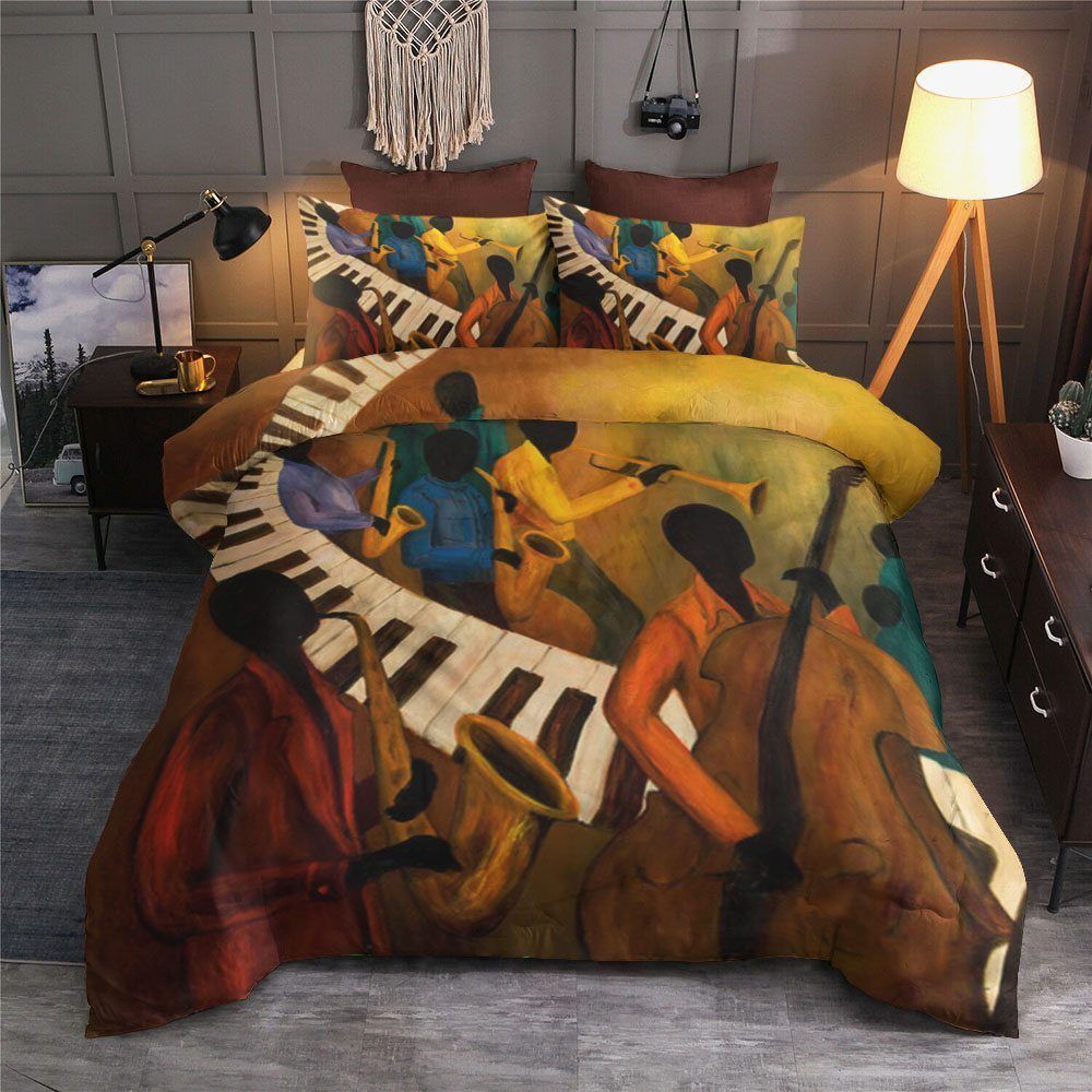 Music Cotton Bed Sheets Spread Comforter Bedding Set