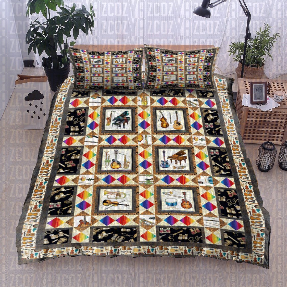 Music Instrument Bedding Set