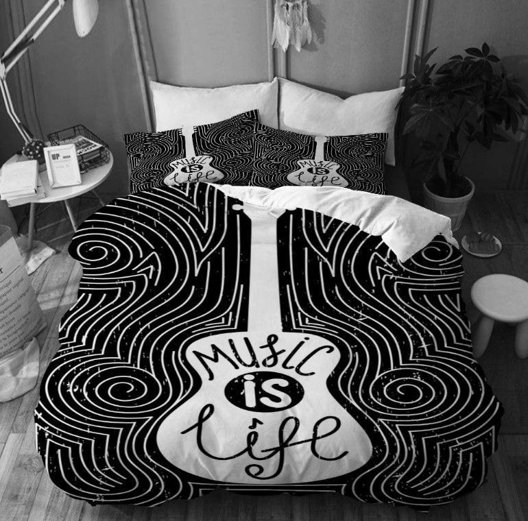 Music Is Life Bedding Set