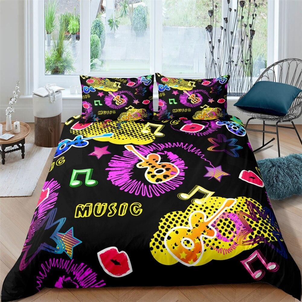 Music Lover Music Paradise Bedding Set