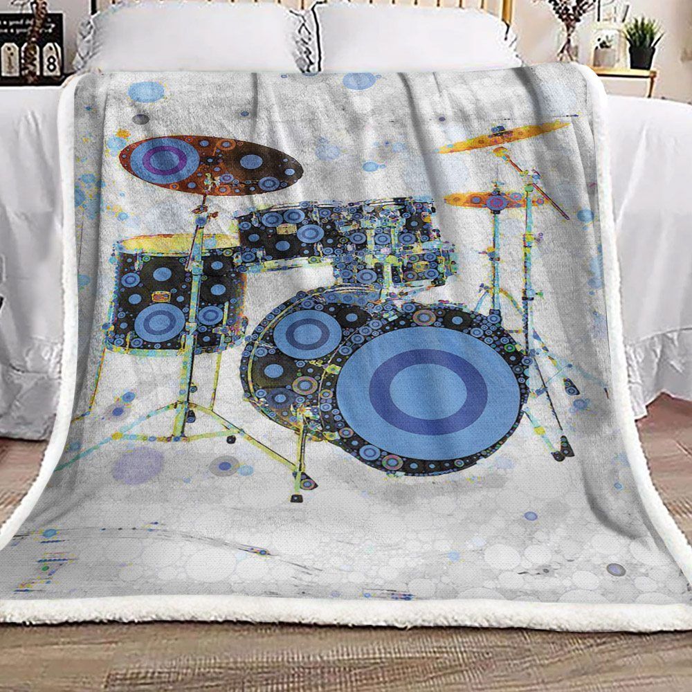 Music Sherpa Fleece Blanket