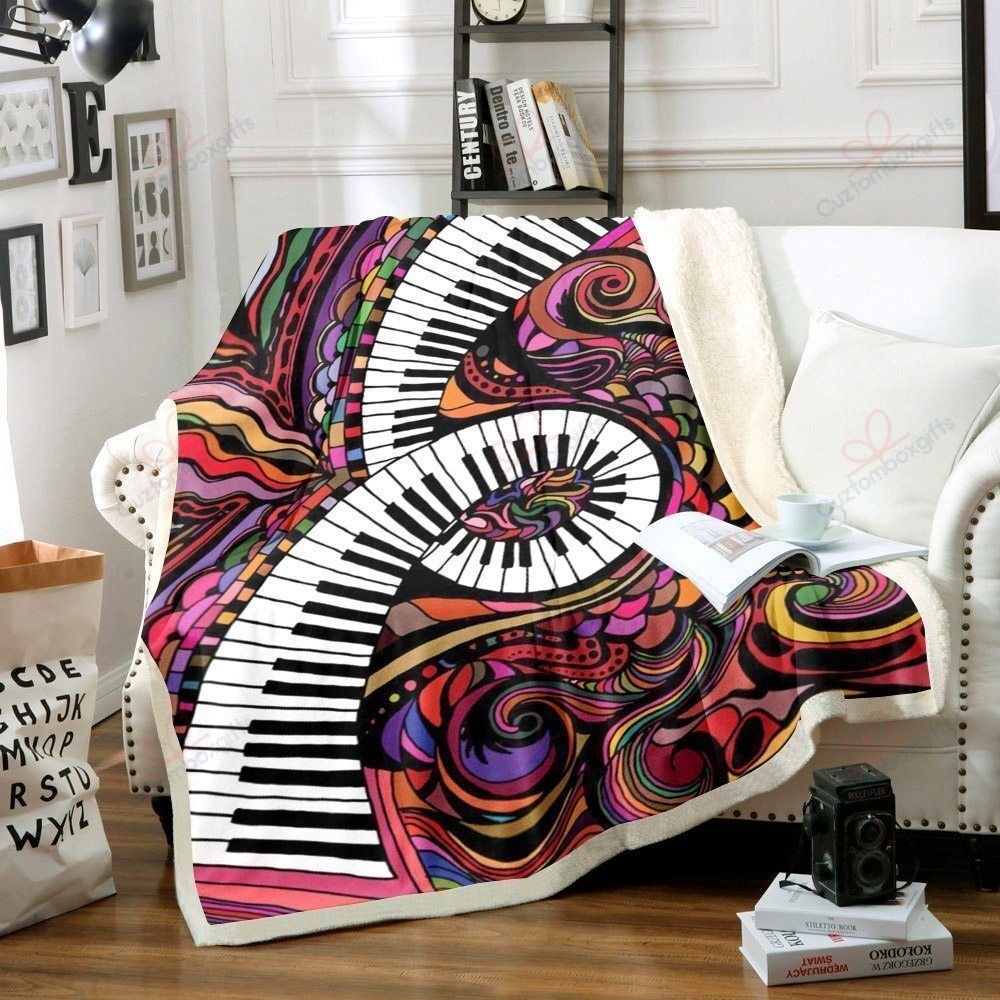 Music Fleece Blanket
