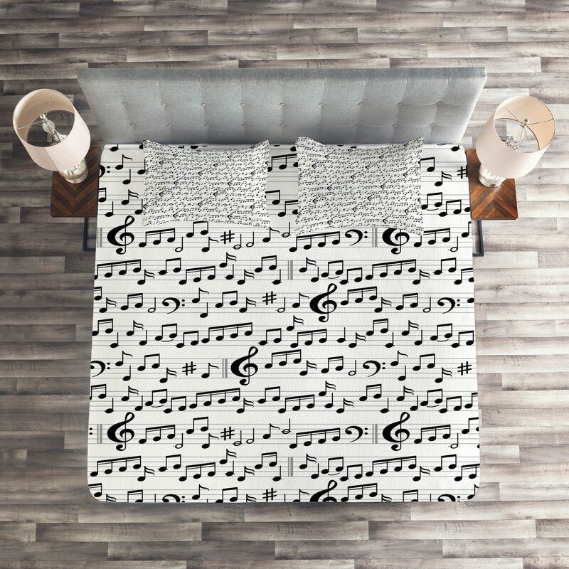 Music Note Bedding Set