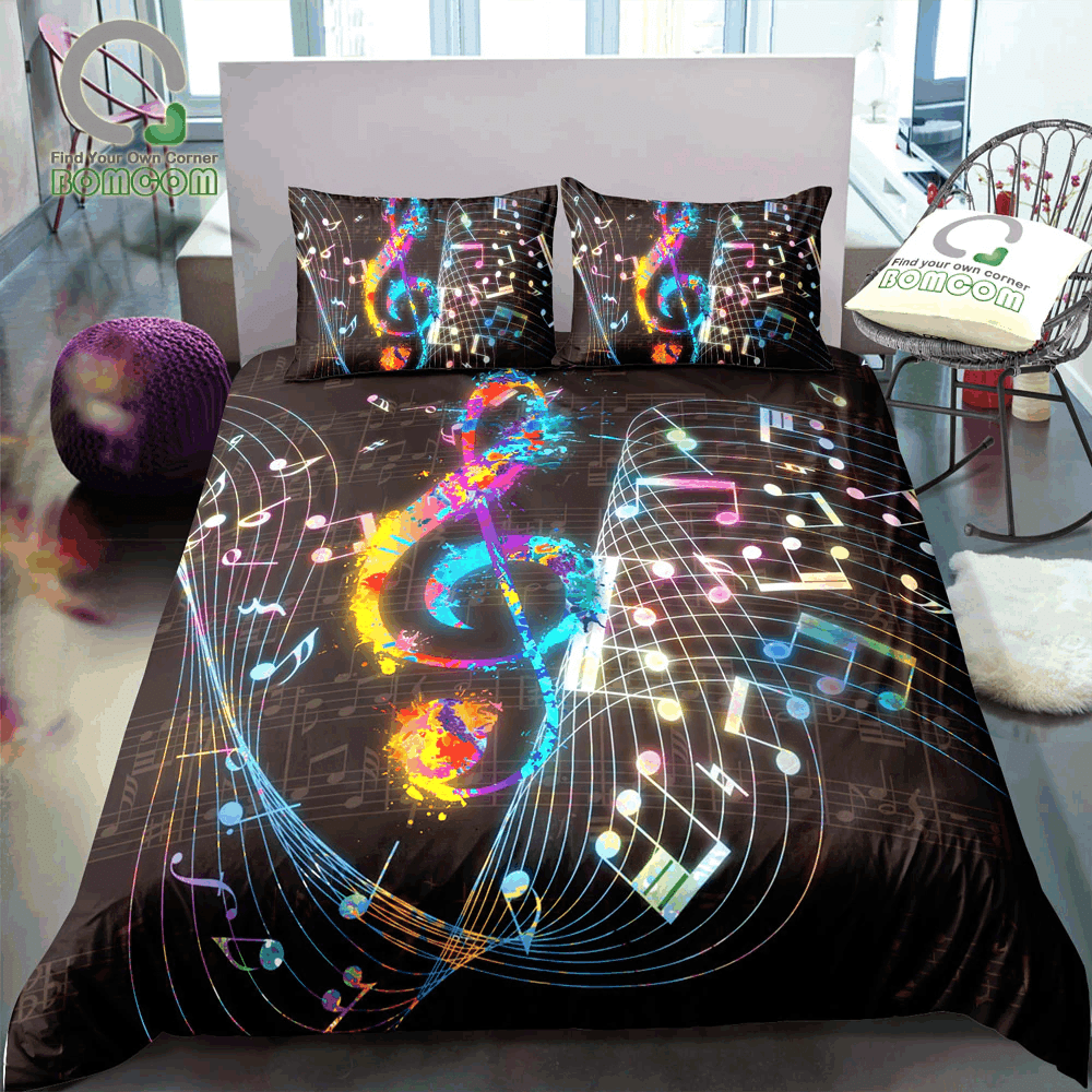 Music Note Bedding Set