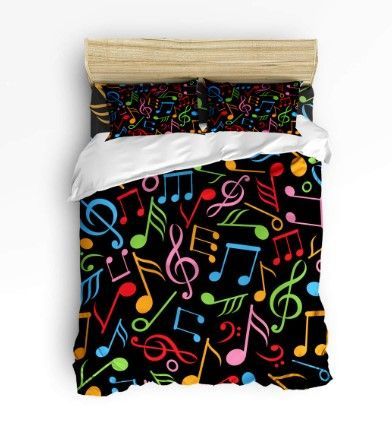 Music Note Bedding Set