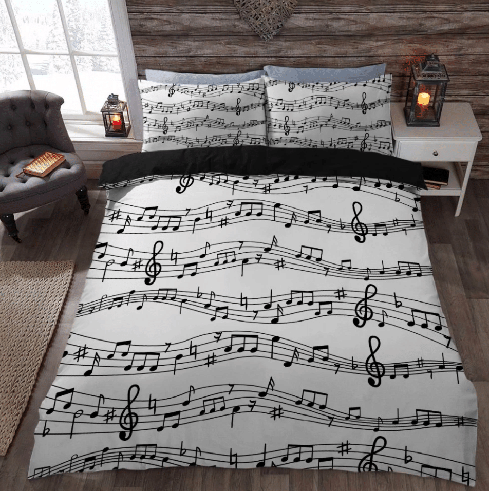 Music Note Bedding Set