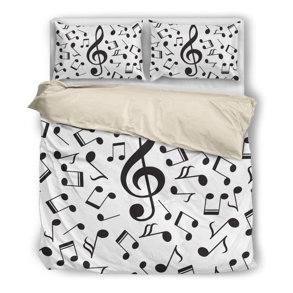 Music Notes Bedding Set