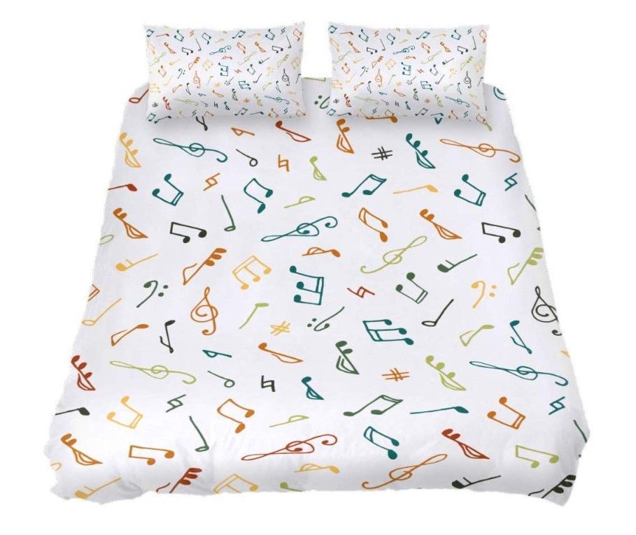 Music Notes Bedding Set