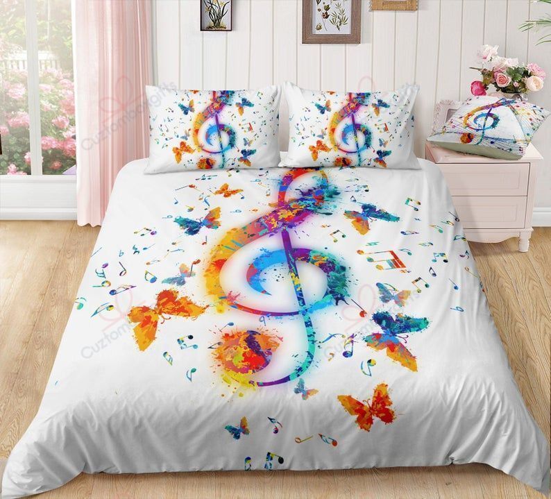 Music Notes Bedding Set