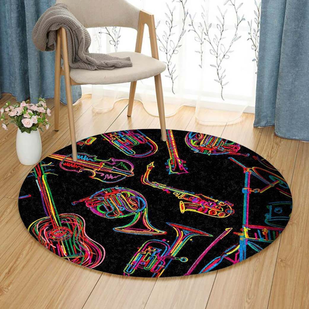 Music Round Carpet