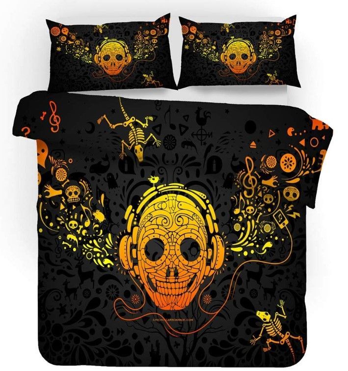 Music Skull Bedding Set