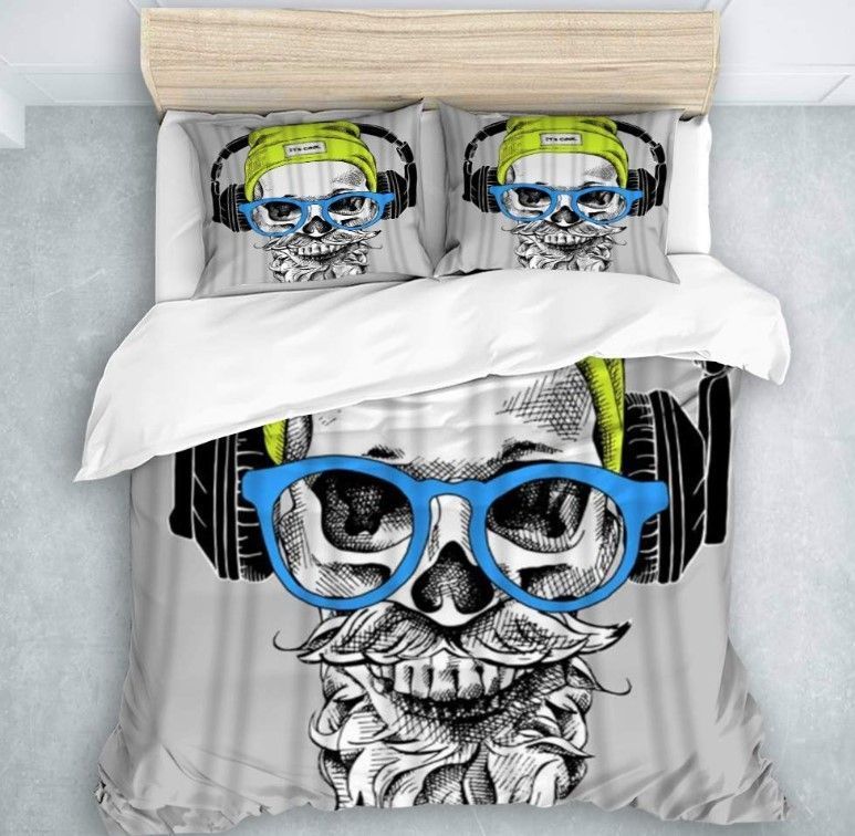 Music Skull Bedding Set
