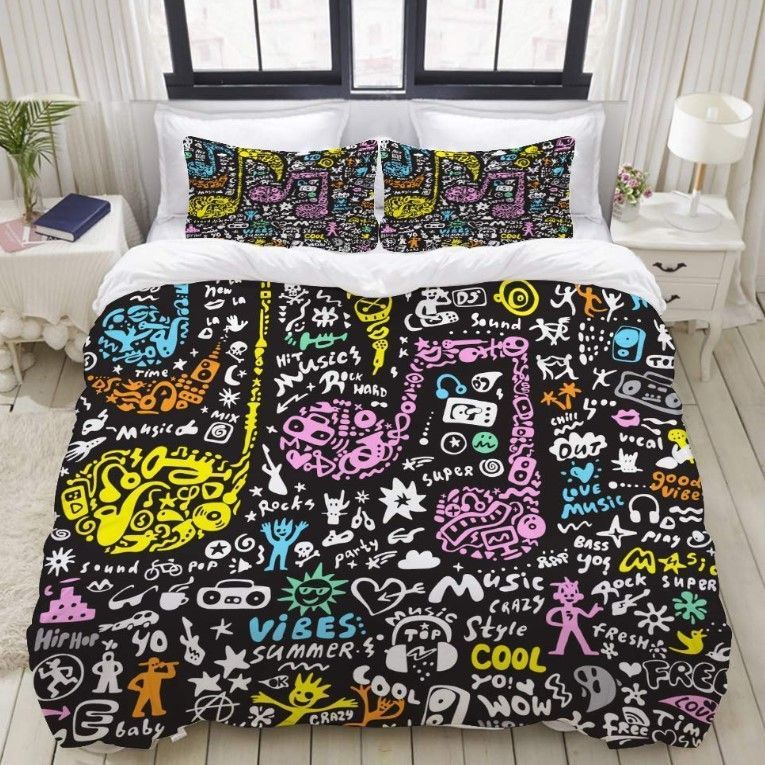 Music Speaks Bedding Set