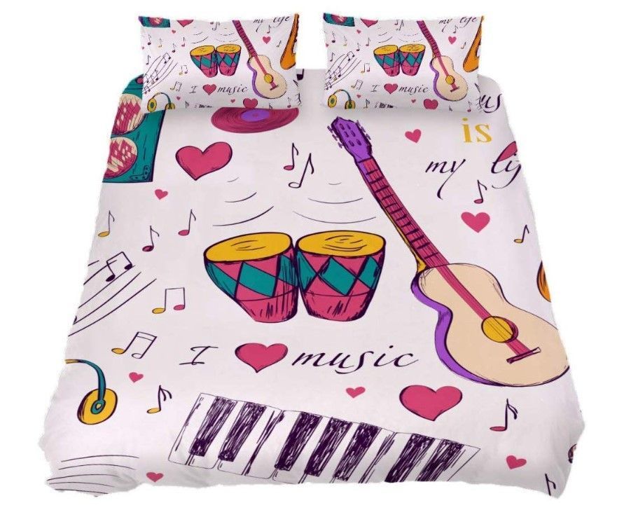 Music Speaks Bedding Set