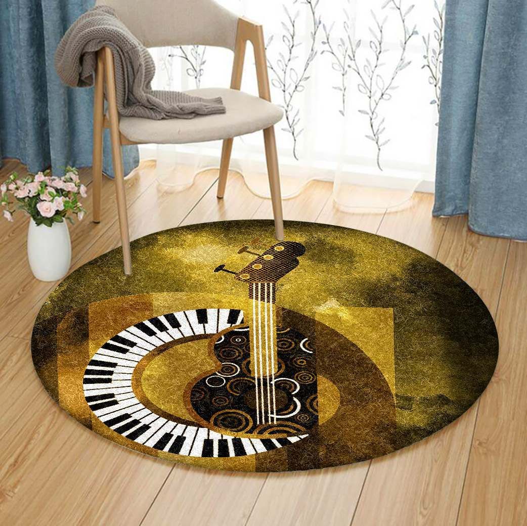 Music Round Carpet
