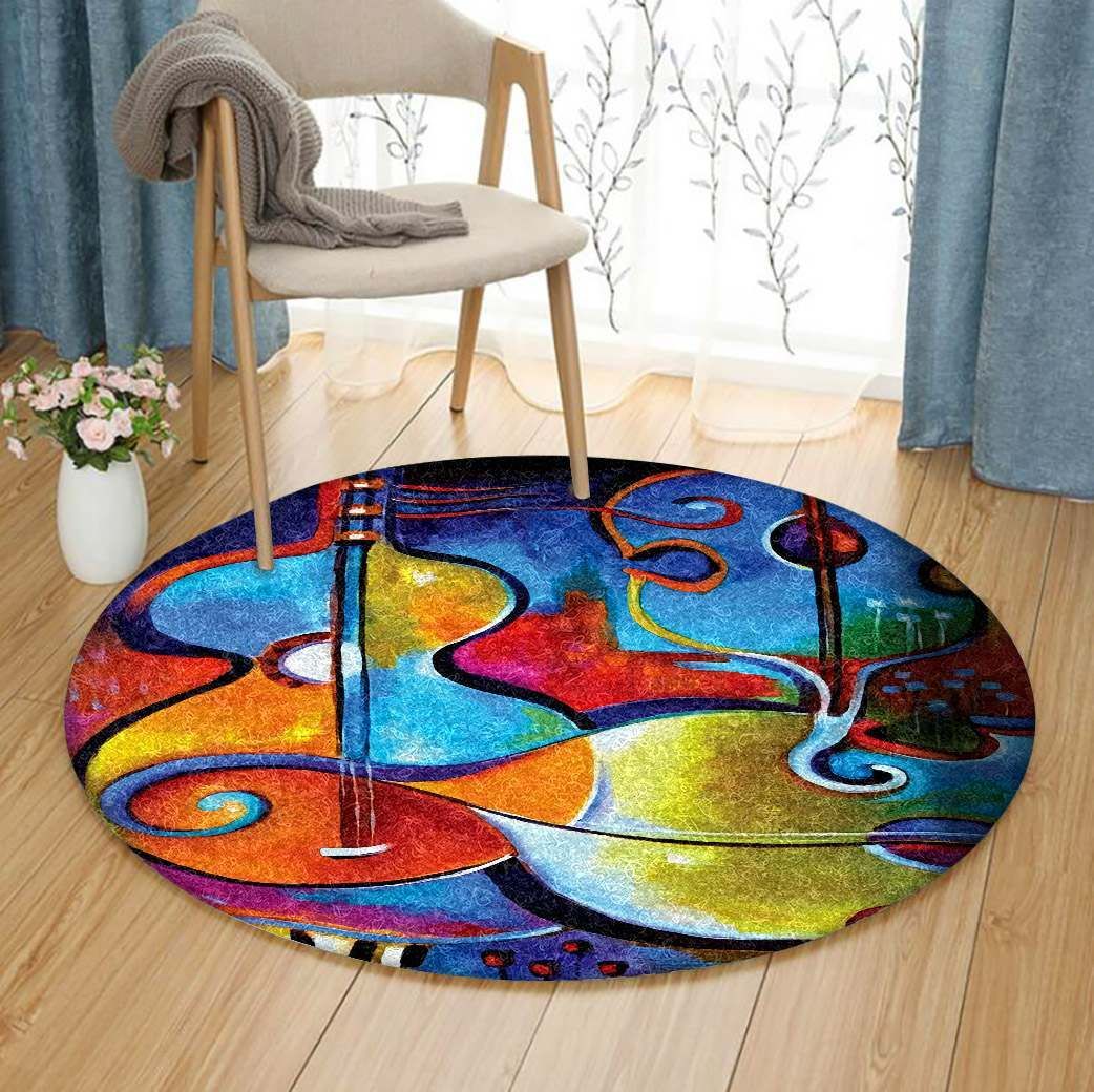 Music Round Carpet