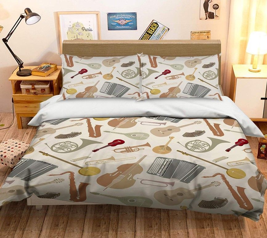 Musical Instruments Bedding Set