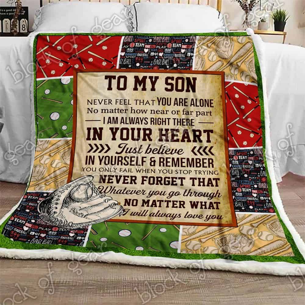 My Baseball Grandson Fleece Blanket