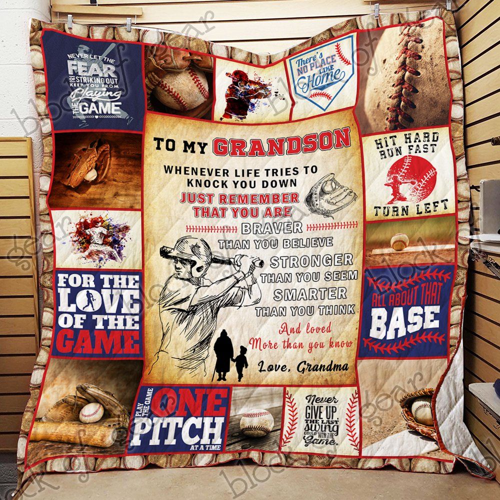 My Baseball Grandson Quilt Nh129 Dhc11124137Dd