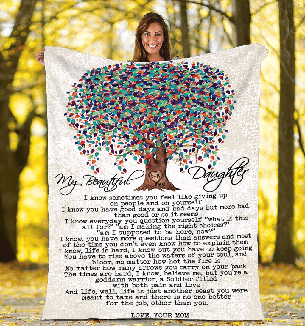 My Beautiful Daughter Sherpa Fleece Blanket