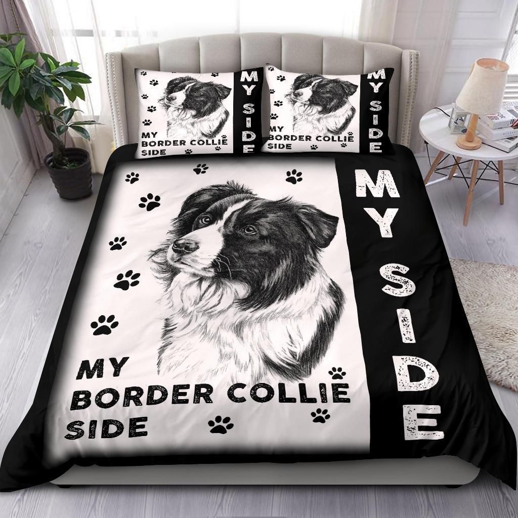 My Border Collie Side My Side Bedding Set