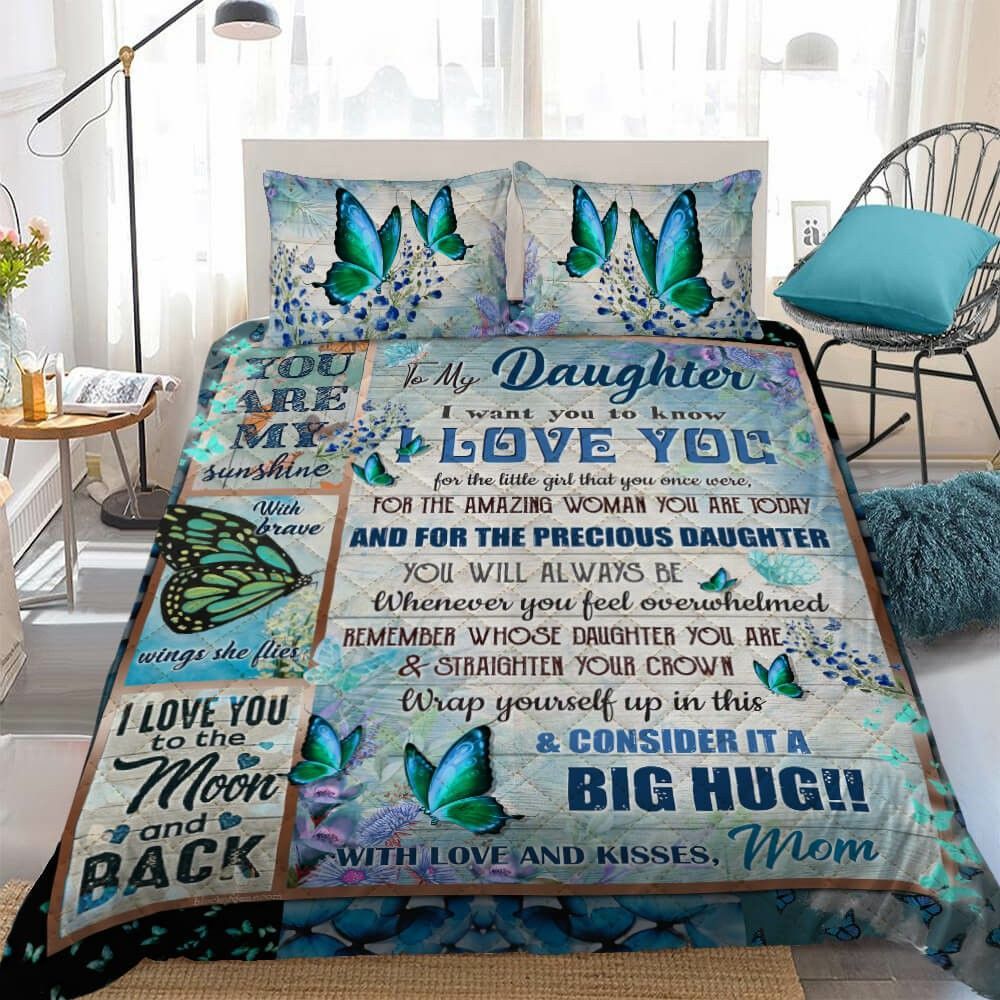 My Daughter Butterfly Bedding Set