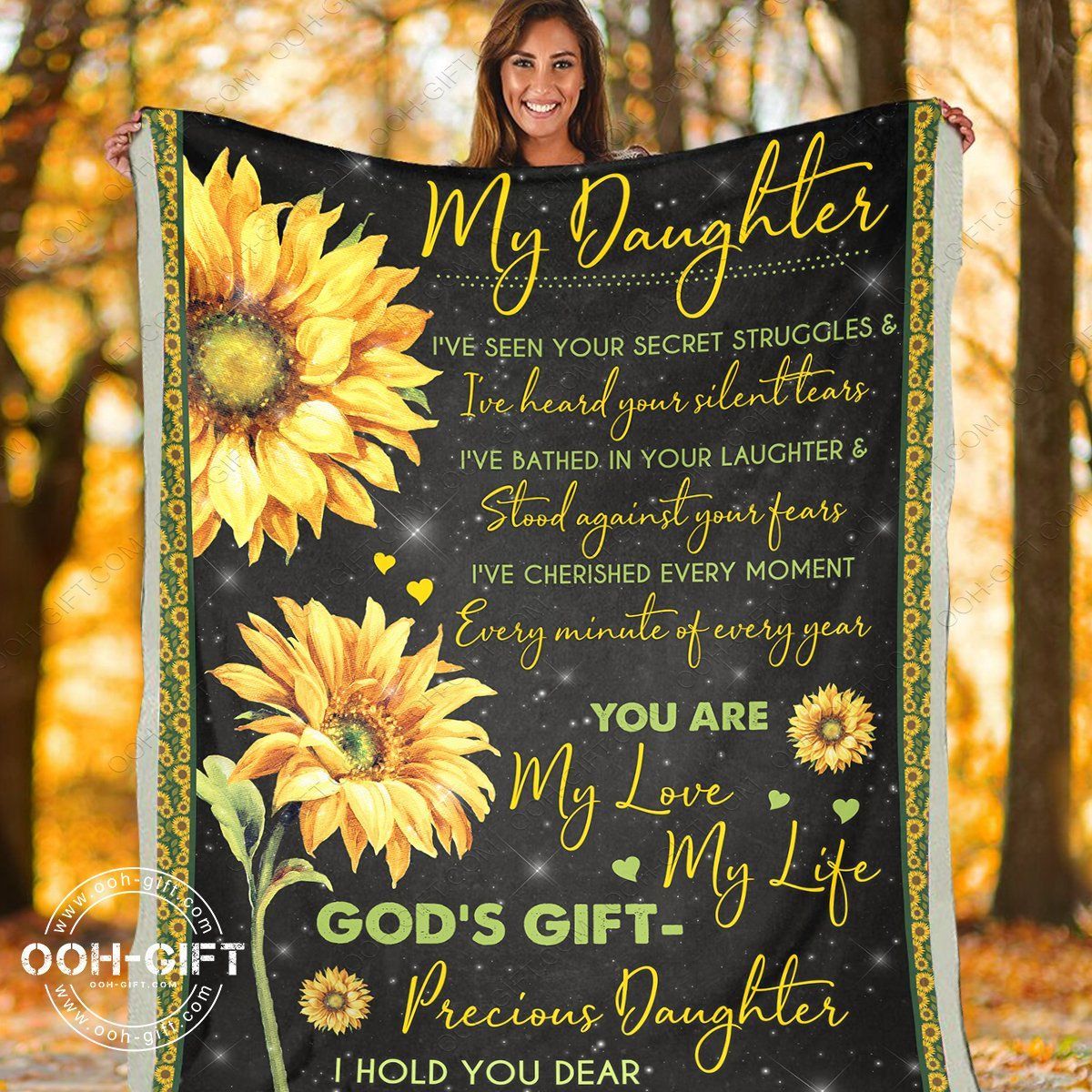 My Daughter Sherpa Fleece Blanket