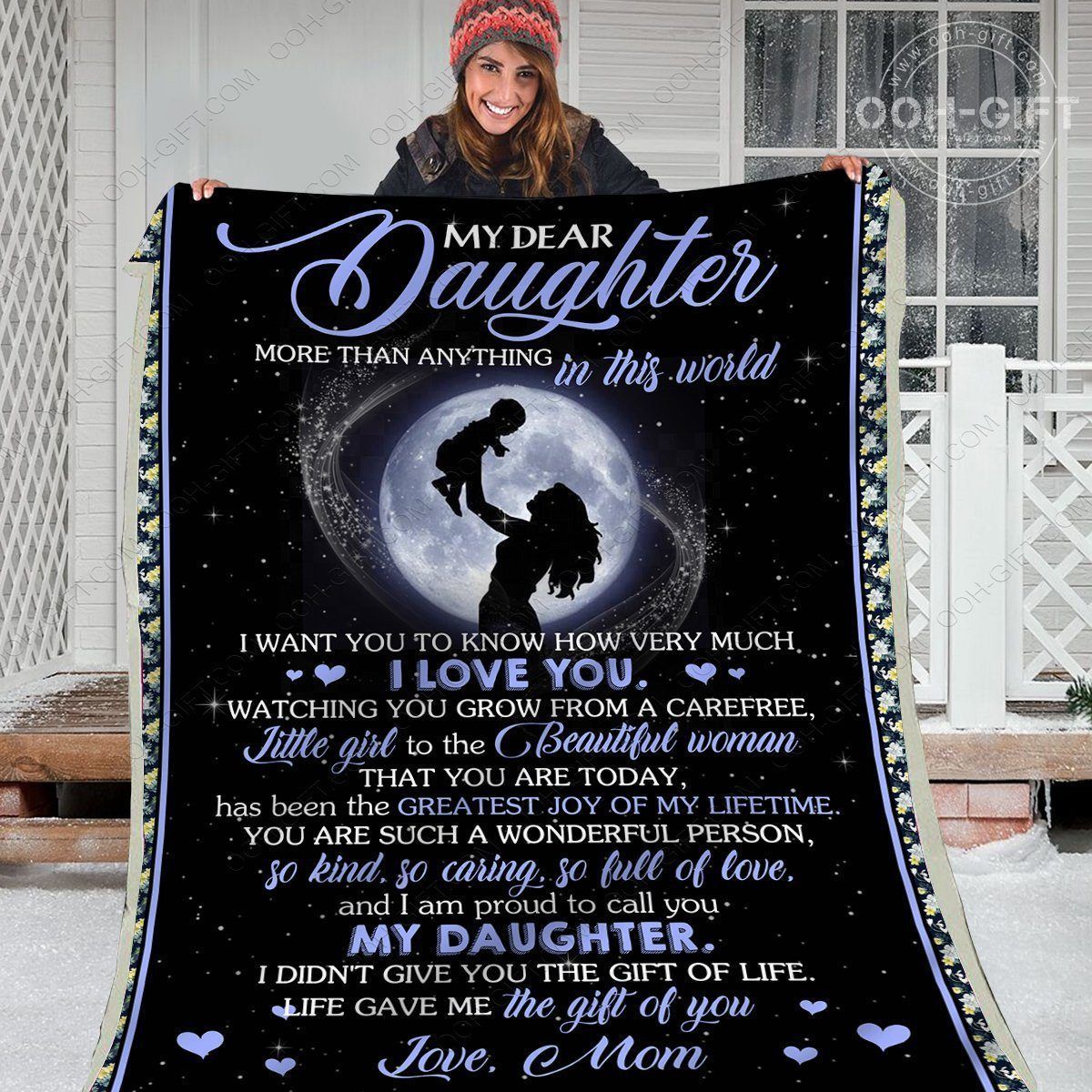 My Daughter Sherpa Fleece Blanket