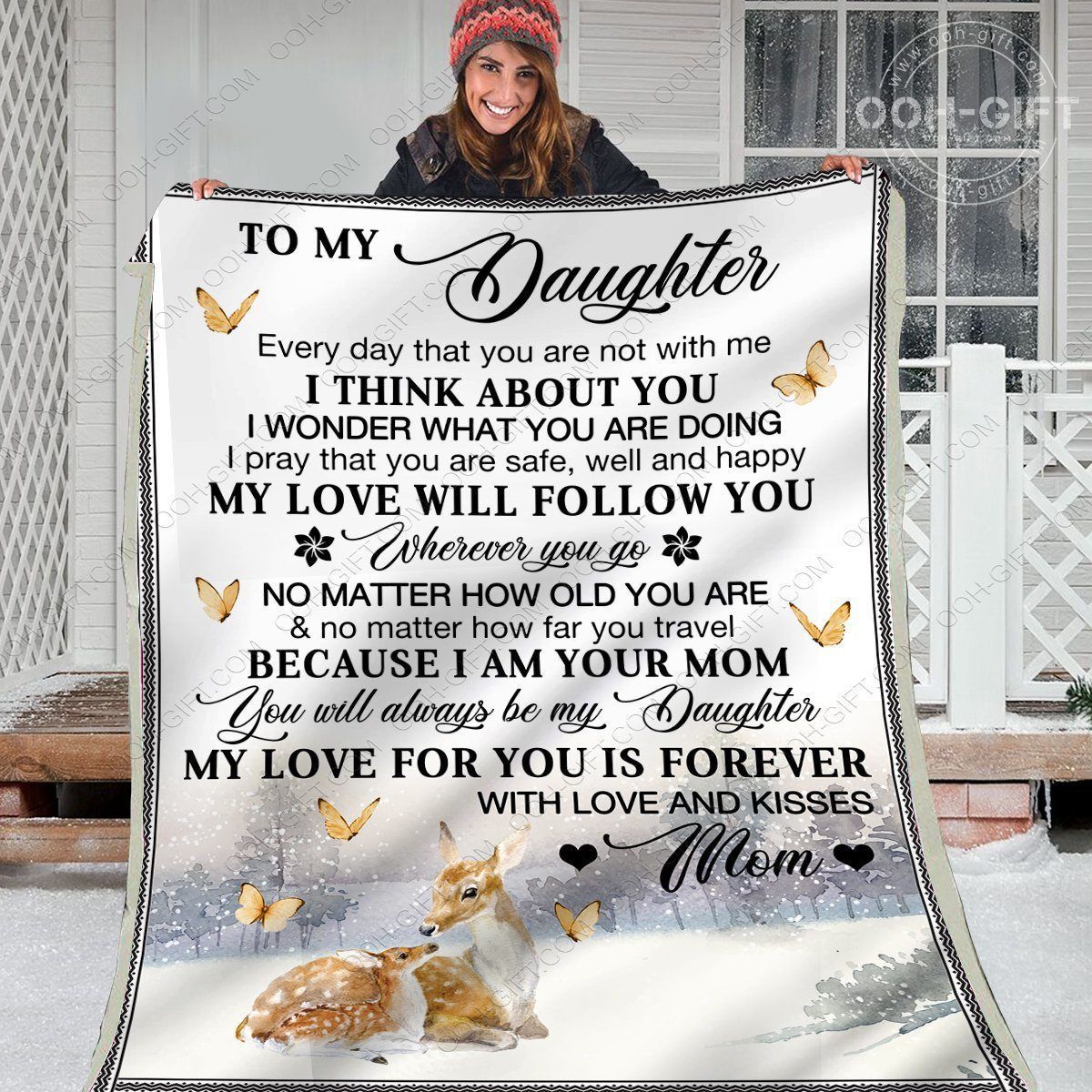 My Daughter Sherpa Fleece Blanket