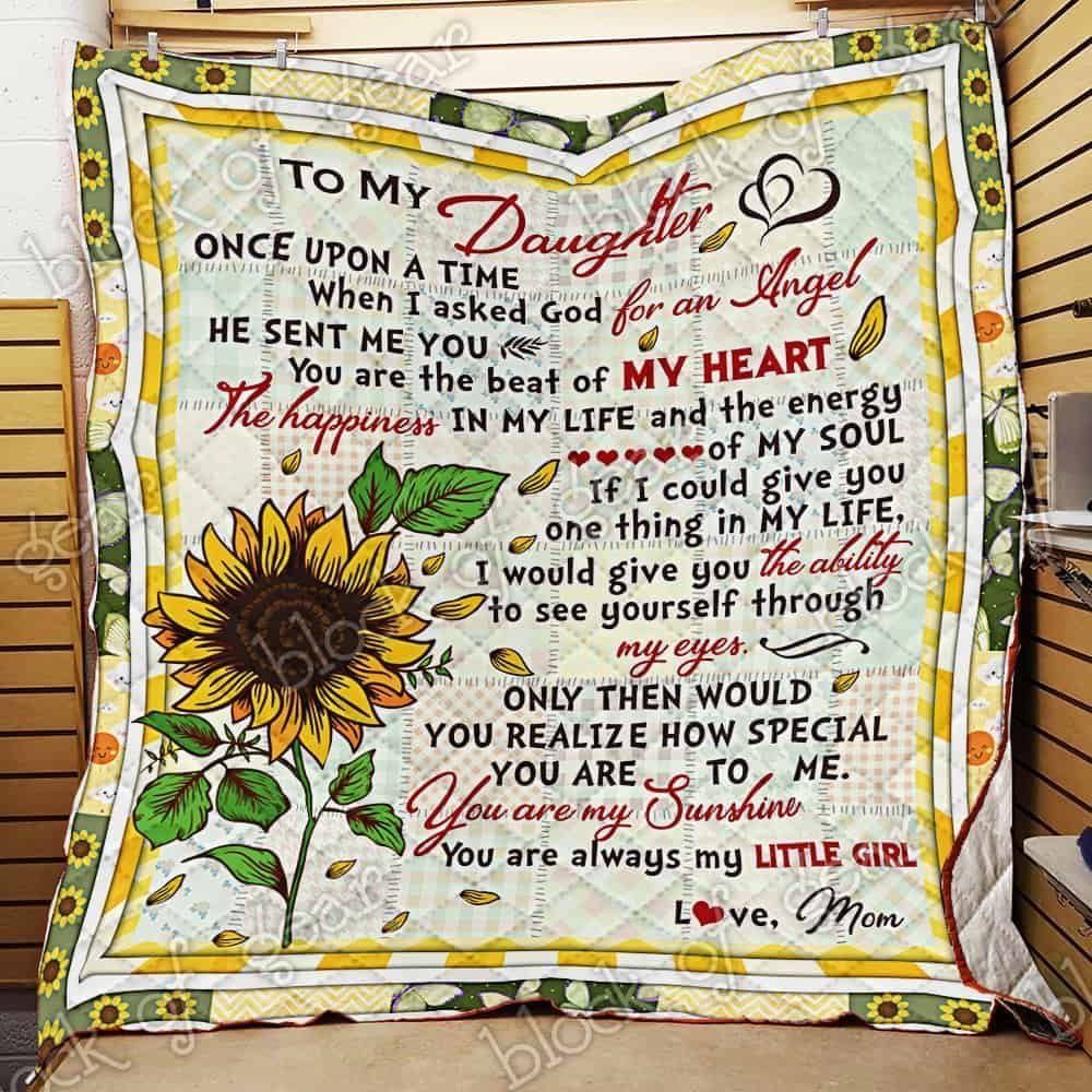 My Daughter, My Sunshine CL19100591MDQ Quilt Blanket