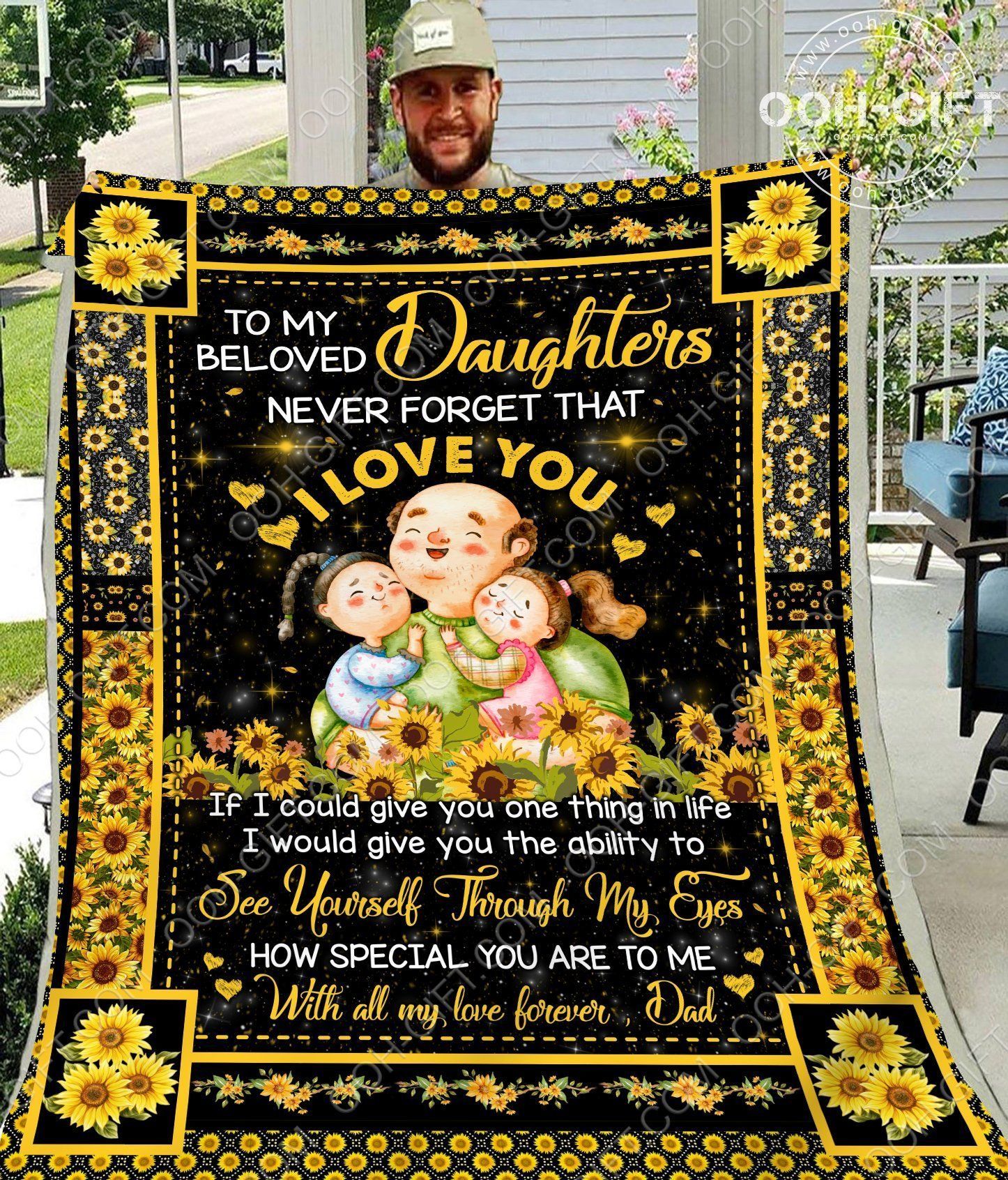 My Daughters Sherpa Fleece Blanket