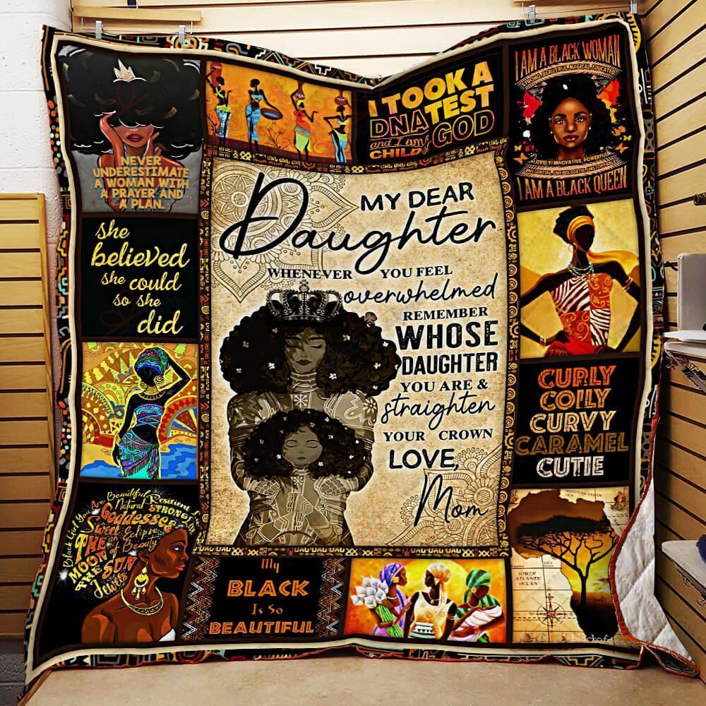 My Dear Daughter Black Women GS-CL-LD1805 Quilt Blanket