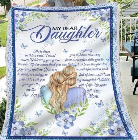 My Dear Daughter Sherpa Fleece Blanket