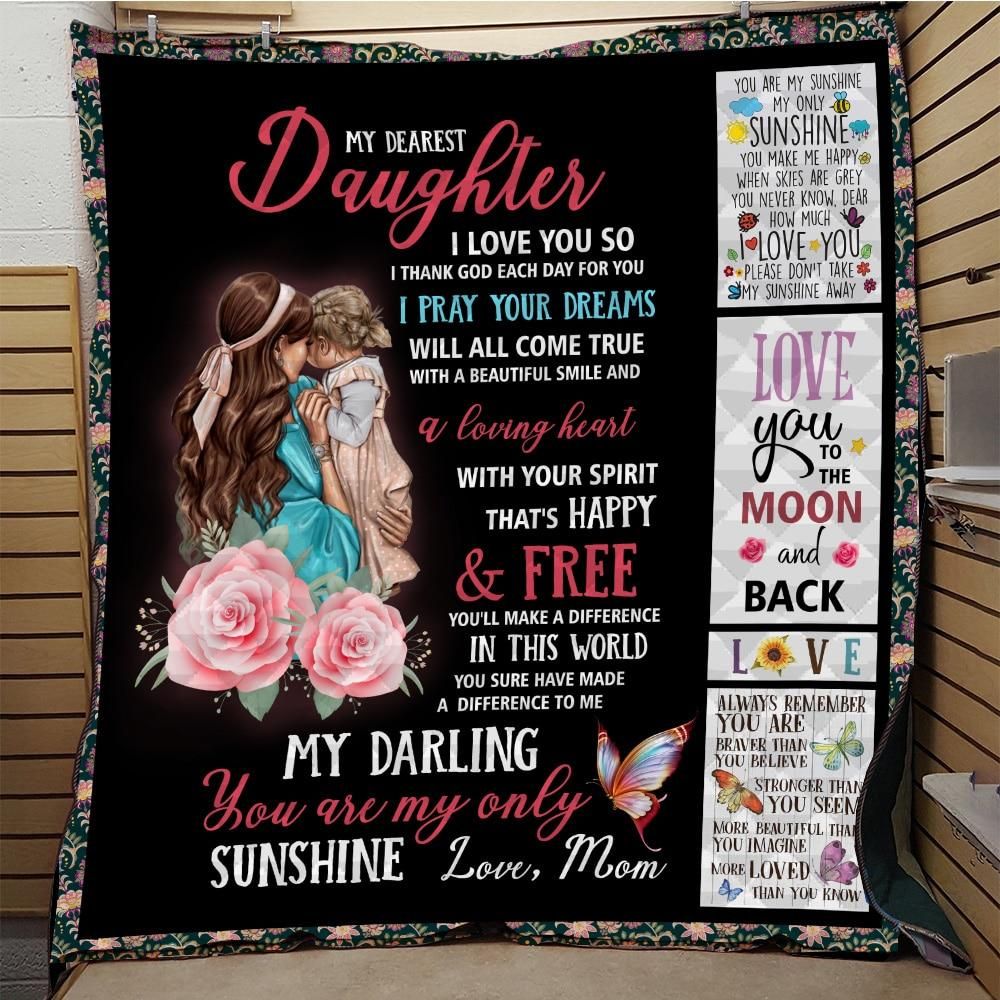 My Dearest Daughter MMC1411804 Quilt Blanket