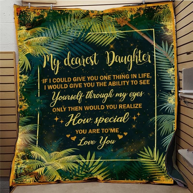My Dearest Daughter MMC1411805 Quilt Blanket