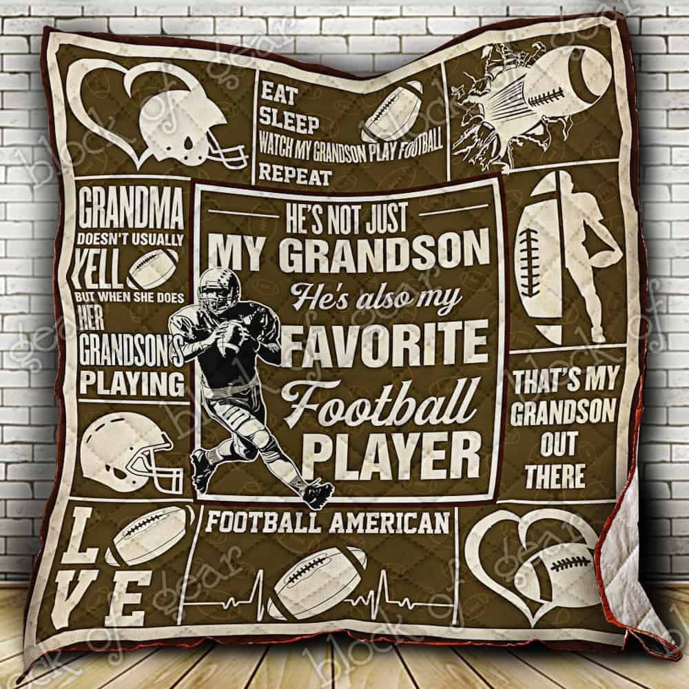 My Football Grandson Quilt Np266 Dhc11123927Dd