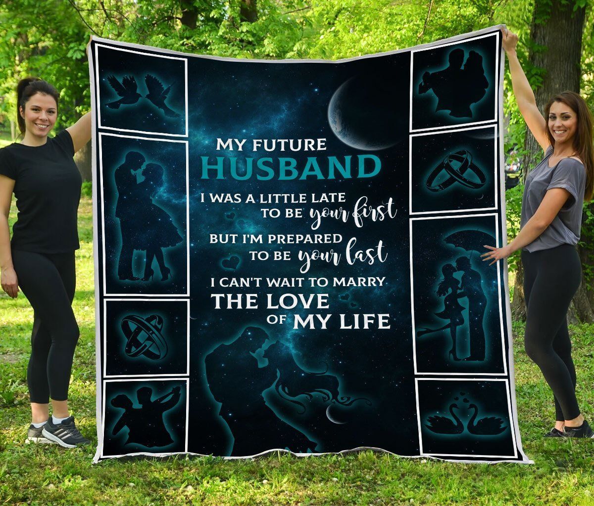 My Future Husband Sherpa Fleece Blanket