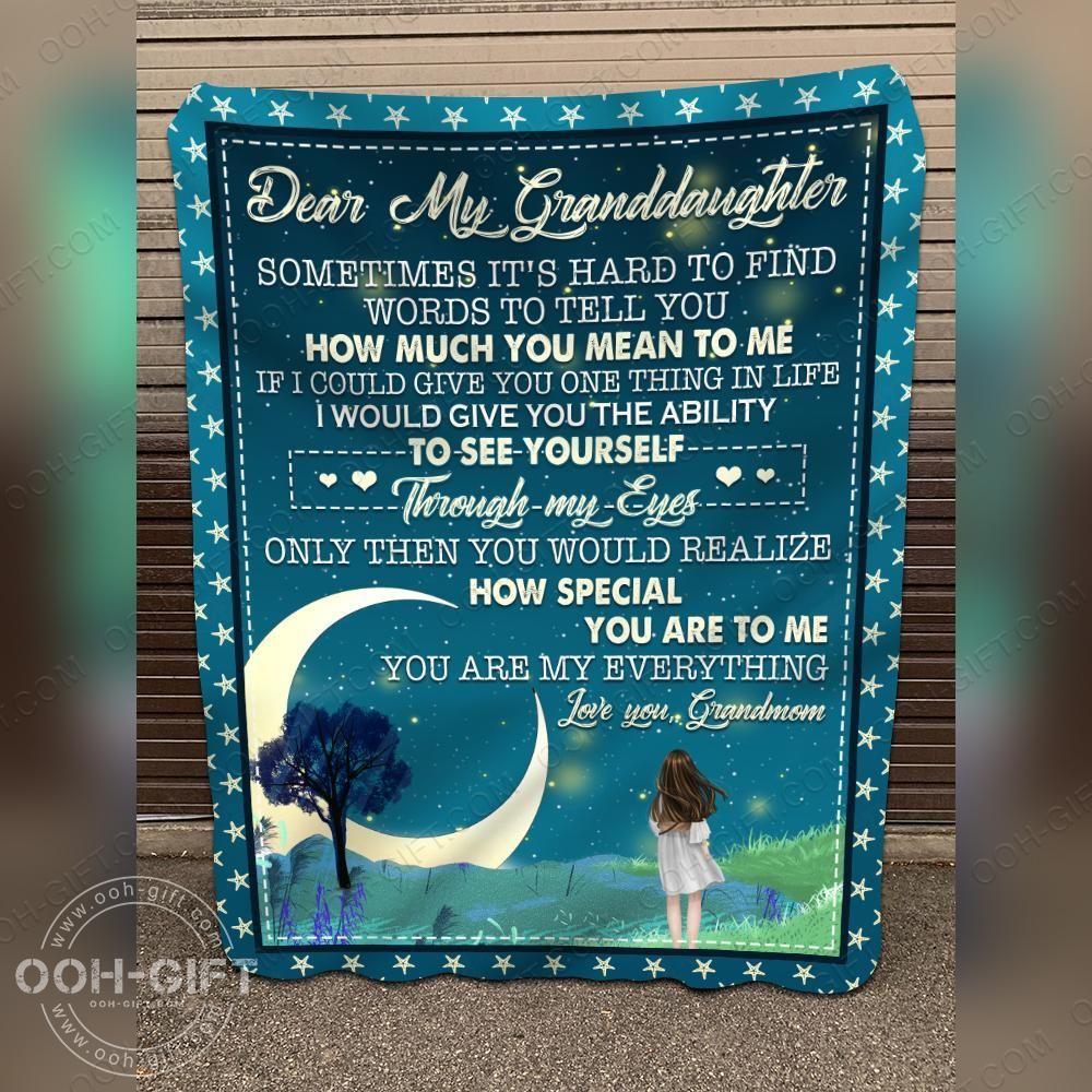 My Granddaughter Sherpa Fleece Blanket