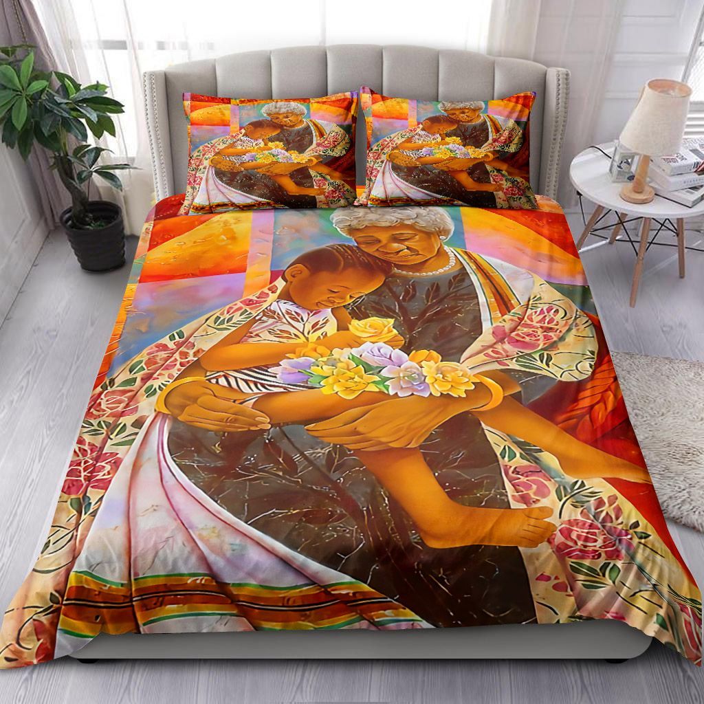 My Grandma And Granddaughter Bedding Set