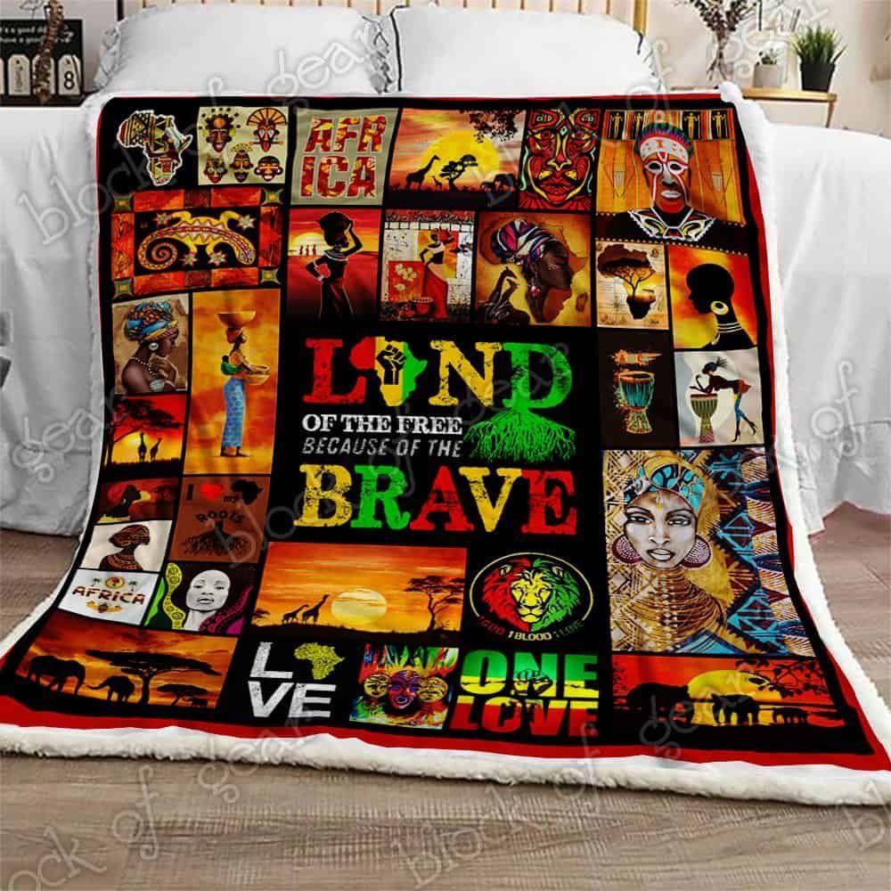 My Heart Is Africa Fleece Blanket